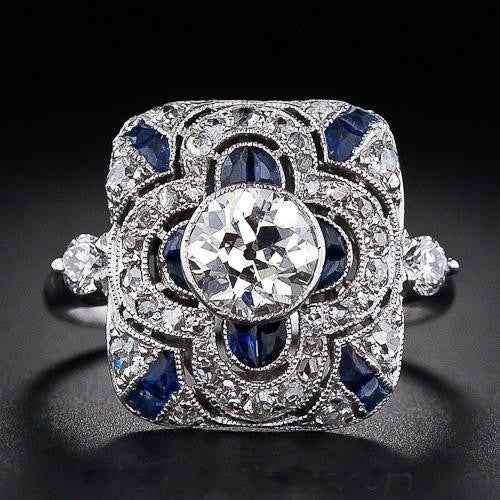 Sapphire S925 Sterling Silver Ring For Women - Abolist